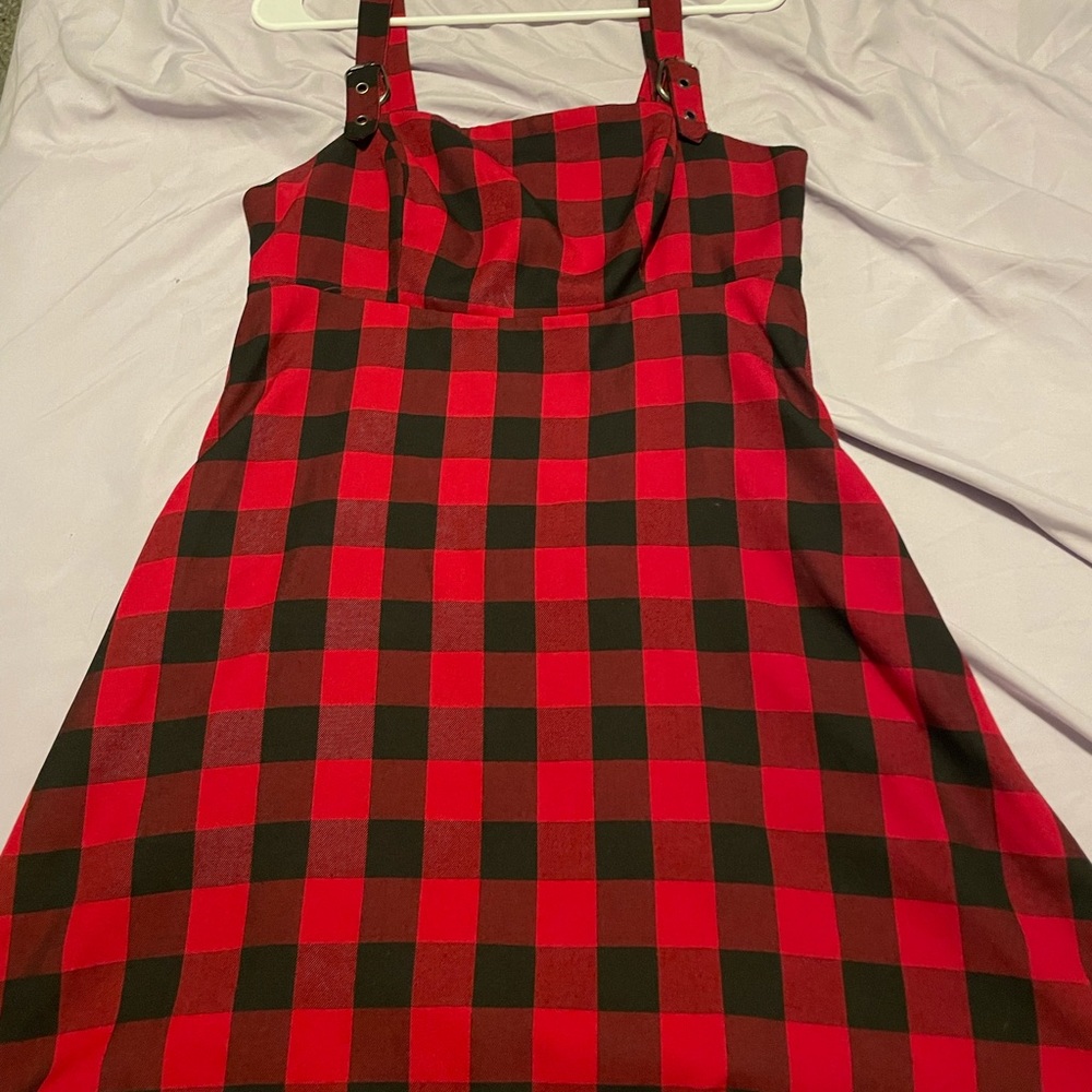 Plaid hot topic dress